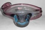 Murano Art Glass Somerso Purple/blue Art Bowl Mint
