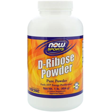 Now Foods, Sports, D-Ribose Powder, 1 lb (454 g) | By iHerb