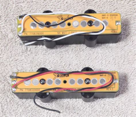 SOLD - Fender Jazz Bass Pickups Set Generation 4 Noiseless | TalkBass.com