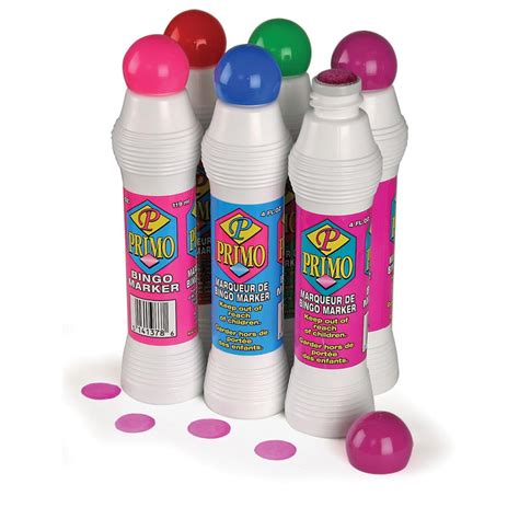 PRIMO BINGO MARKERS 6/PK - Walmart.com - Walmart.com