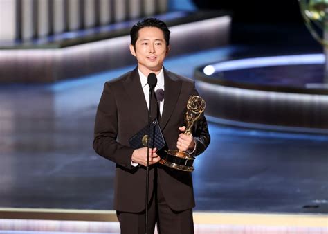 Steven Yeun Wins Emmy Award For 'Beef'