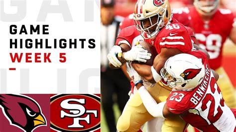 Cardinals vs. 49ers Week 5 Highlights | NFL 2018 - YouTube