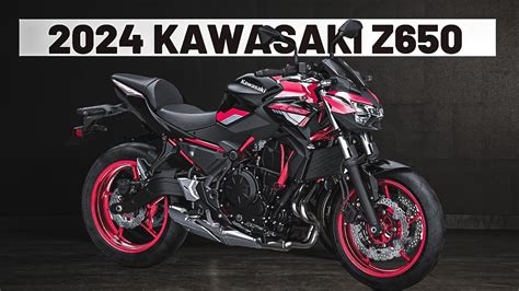 COOL WITH RED COLOR..! 2024 KAWASAKI Z650 OFFICIALLY RELEASED - YouTube