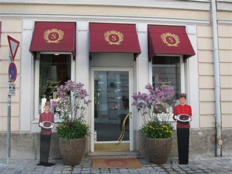 Café Sacher at the Sacher Hotel, Salzburg, Austria