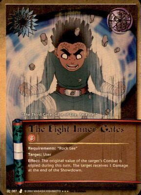 Naruto The Eight Inner Gates J-087 Super Rare Card Near Mint | eBay