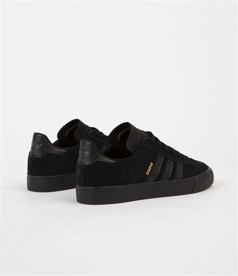 Adidas Campus Vulc II Shoes - Core Black / Core Black / Core Black ...