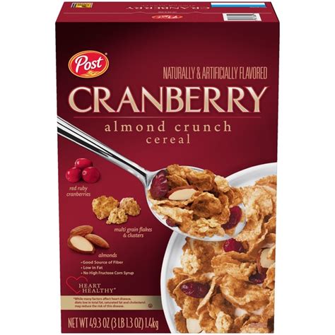 great grains cranberry almond crunch nutrition