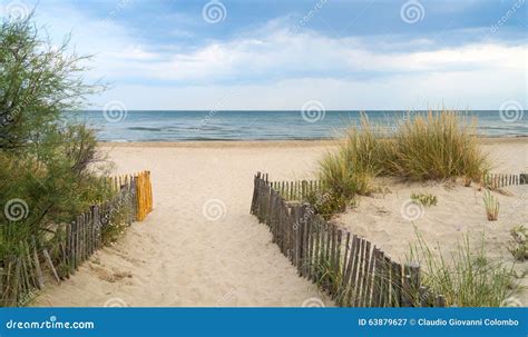 Beach Near Montpellier (France) Stock Image - Image of mediterranean ...