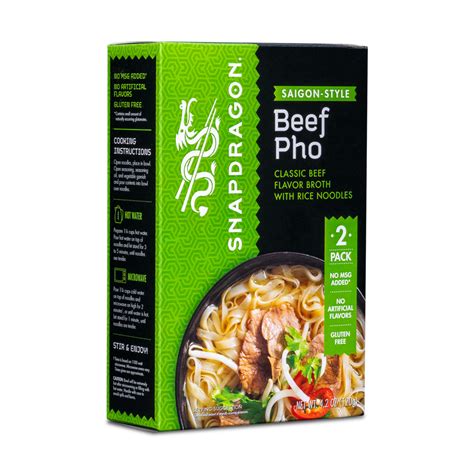 Beef Pho Soup Packets | Best Authentic Asian Instant Pho