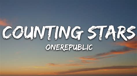 OneRepublic - Counting Stars (Lyrics) - YouTube Music