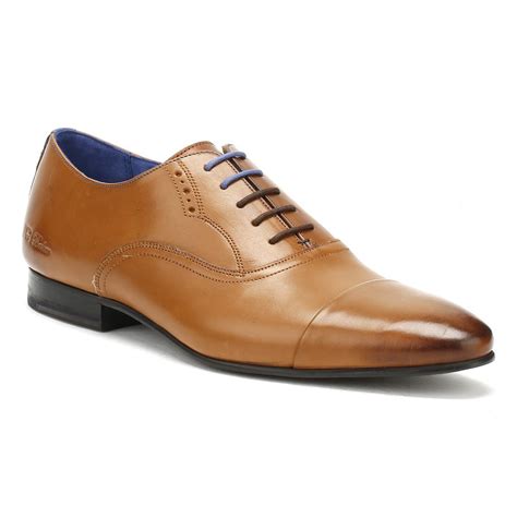 Lyst - Ted Baker Mens Tan Leather Murain Shoes in Brown for Men - Save ...