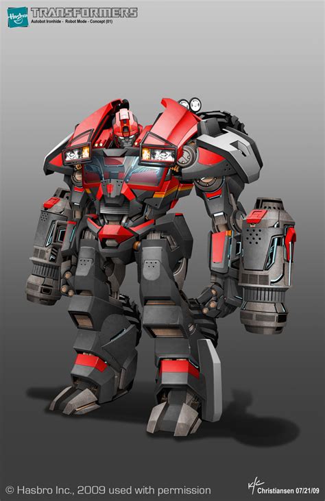 Ken Christiansen Reveals Transformers Prime Ironhide Concept Art