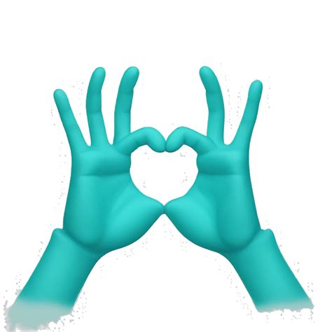 Turquoise heart | AI Emoji Generator