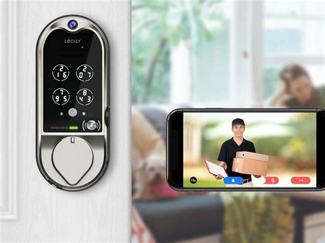 LOCKLY Vision doorbell camera smart lock comes with five secure ways to ...