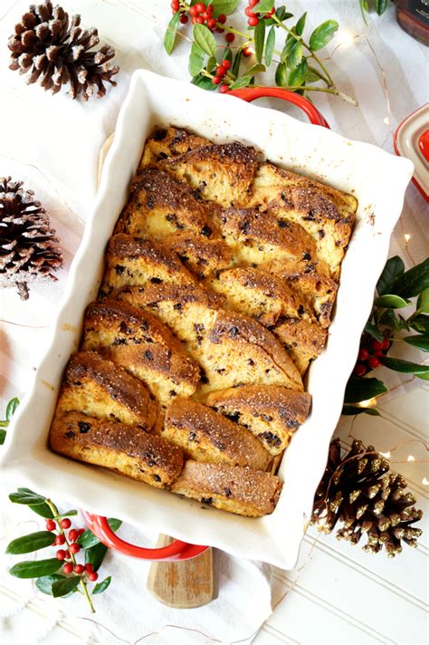 panettone french toast casserole - The Baking Fairy