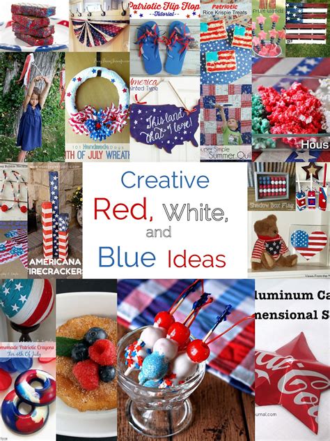 Creative Red, White and Blue Ideas - Housewife Eclectic