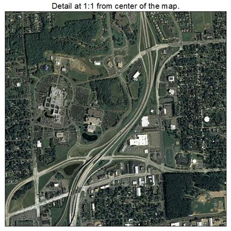 Aerial Photography Map of Wausau, WI Wisconsin