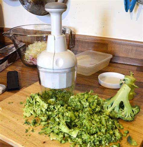 Pampered Chef Food Chopper obliterating broccoli in seconds | Pampered ...