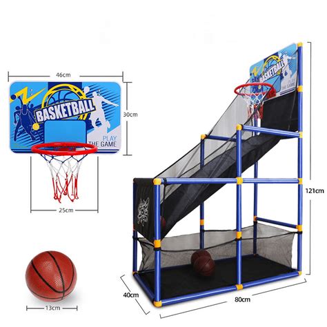 SAYTAY Kids Arcade Basketball Game Set - Indoor & Outdoor Play with 4 ...