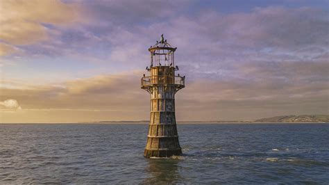 Photographing Whiteford Lighthouse in South Wales with my Drone — Glyn ...