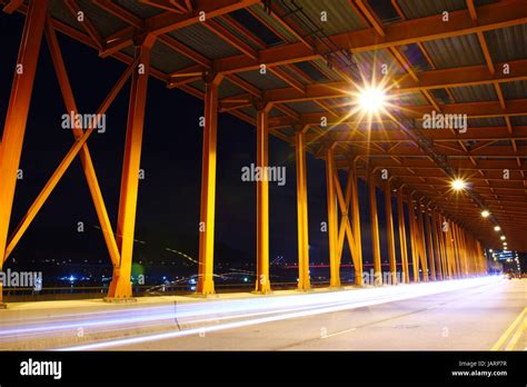 Tunnel with car light Stock Photo - Alamy