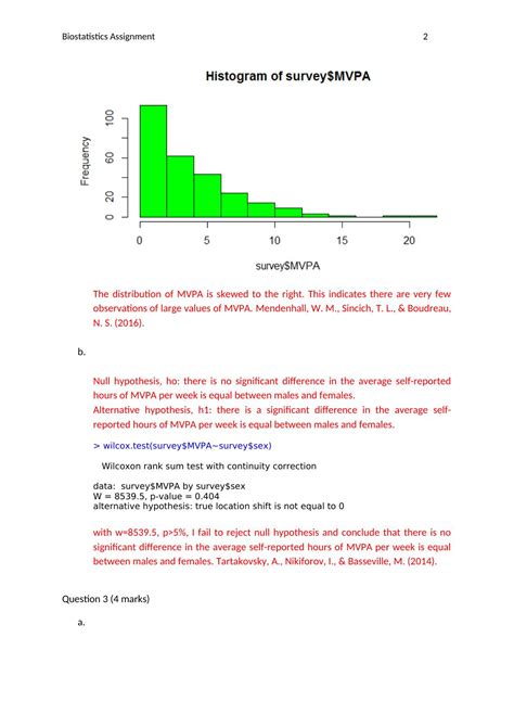 Biostatistics Assignment 1 | Desklib