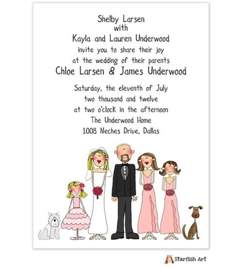 Blended Family Wedding Invitations - Cade Viola