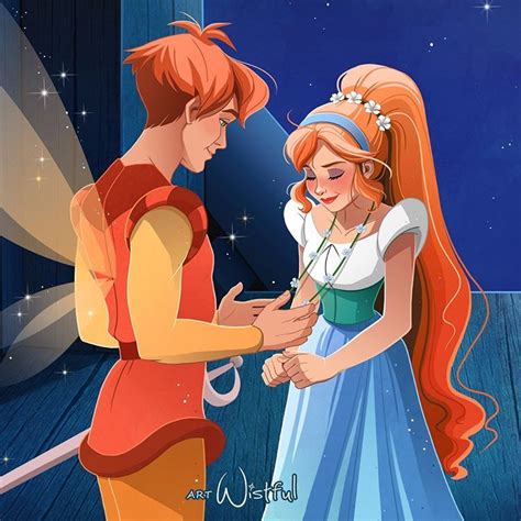 Wistful on Instagram: "Let me be your wings – Thumbelina - New drawing of Thumbelina and ...