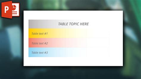 How Do You Make A Table Look Good In Powerpoint | Brokeasshome.com