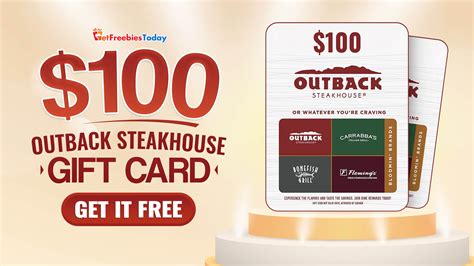 $100 outback steakhouse gift card – Get Freebies Today