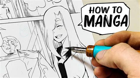 How to draw a Manga Page | Drawlikeasir - YouTube