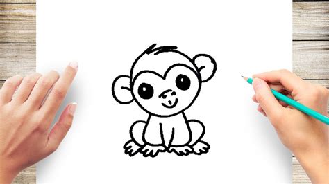 Step Step Easy Monkey Drawing - This free step by step lesson ...