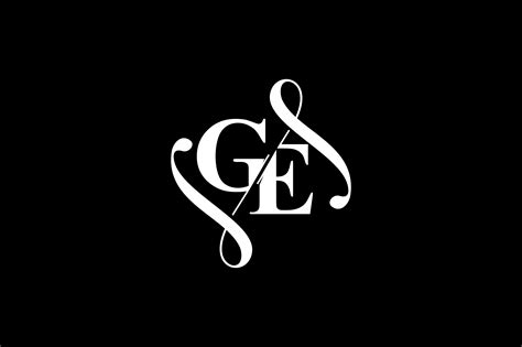 GE Monogram Logo Design V6 Graphic by Greenlines Studios · Creative Fabrica