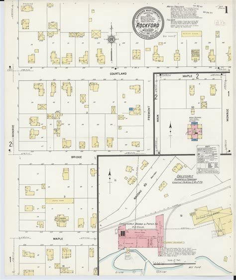 Rockford Michigan Map | secretmuseum