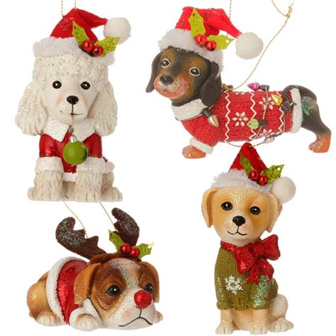 Christmas Dog Ornaments - Happy Holidayware | Christmas dog decor, Raz imports christmas ...