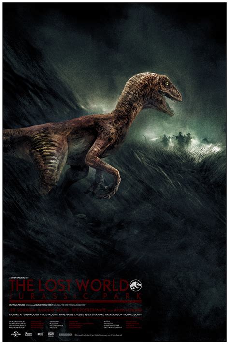 The Lost World: Jurassic Park by Karl Fitzgerald - Home of the Alternative Movie Poster -AMP-