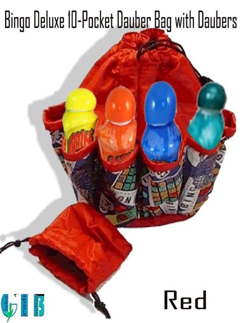 Bingo Bag with 10 daubers by VintageTissot on Etsy