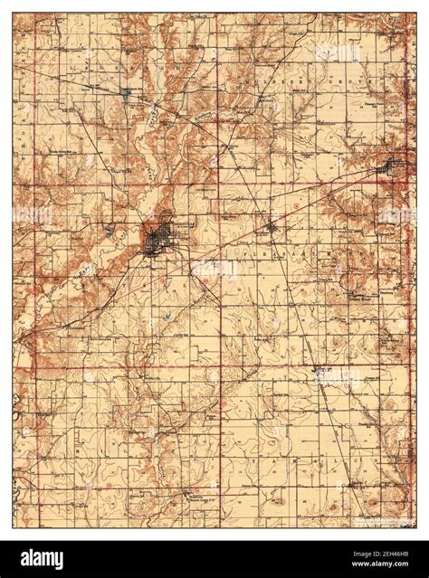 Greenville, Illinois, map 1943, 1:62500, United States of America by ...