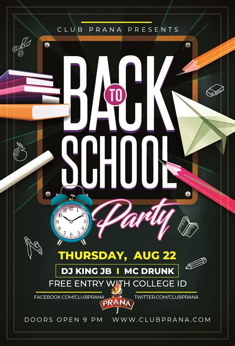 Back to School Party | Club Prana