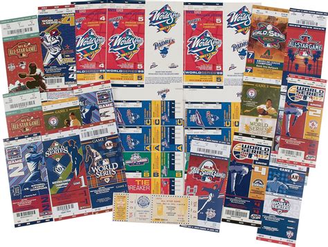 High Grade World Series & All Star Game Tickets (30)