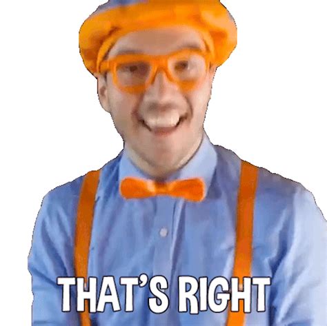 Thats Right Blippi Sticker - Thats right Blippi Blippi wonders ...