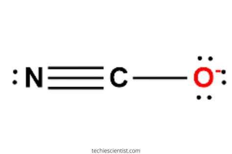 NCO Lewis Structure, Geometry, Hybridization, and Polarity - Techiescientist