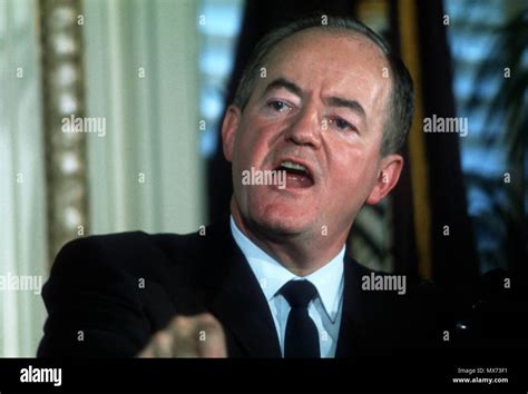 Washington DC 1968/06/01 Vice President Hubert Humphrey in June 1968. Photograph by Dennis Brack ...