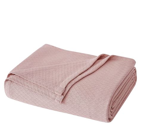 Charisma Deluxe Woven Cotton Blanket Queen Blanket - QVC.com