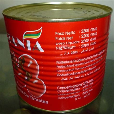 2.2kg canned tomato paste brands famous sold in dubai,China OEM price supplier - 21food