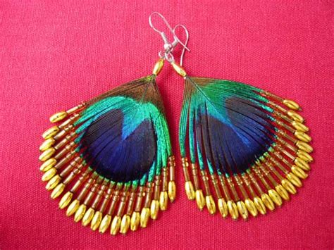 Peacock Feather Earrings | mix magazine