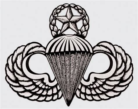 Para Wing Master Decal | Airborne tattoos, Military stickers, Jump wings
