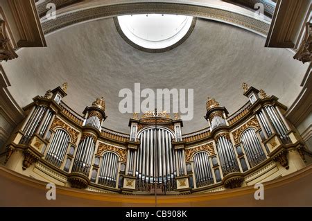 Pipe organ in the Helsinki Cathedral. Built in 1852, Helsinki Cathedral is an Evangelical ...