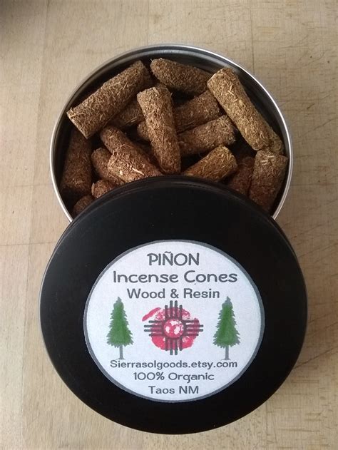 Piñon Incense Cones-piñon Resin-piñon Wood-hand Rolled-100% All Natural-trementina-taos NM - Etsy