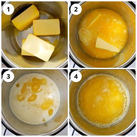 Homemade Ghee From Butter (Instant Pot and Stovetop) - Shweta in the ...